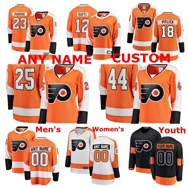 

philadelphia flyers jerseys oskar lindblom jersey tyler pitlick michael raffl james van riemsdyk phil varone hockey jerseys custom stitched, Black;red