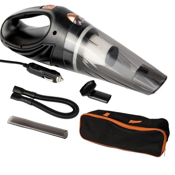 

new 4800pa handheld 12v strong suction vacuum cleaner for car wet&dry dual use car electronics spare filter vacuum cleaner