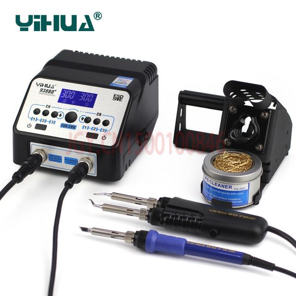 

yh 938bd+ smd soldering tweezer repair rework station electric heating pliers constant temperature heating soldering station