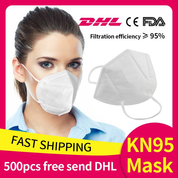 

ce fda certification kn95 face masks four -layer filter n95 mask 1pcs packs pm2.5 anti-fog protective ffp3 respirator reusable