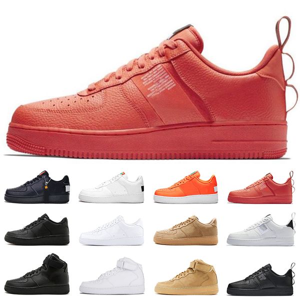

utility black white dunk men women running casual shoes red one sport skateboarding high low cut wheat trainers sneakers wholesale, White;red
