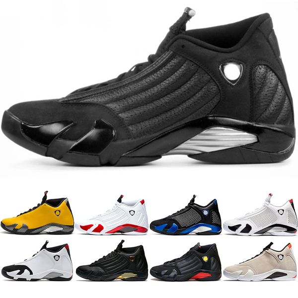 

14 14s men basketball shoes doernbecher candy cane black yellow light graphite men basketball shoes mens sports sneakers 8-13