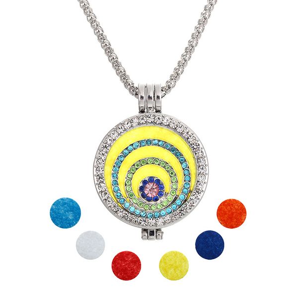 

хрустальный ангел шар 020 дерево жизни аромат диффузор ожерелье открытый античный винтаж кулон духи эфирное масло диффузор медальон ожерелье, Silver