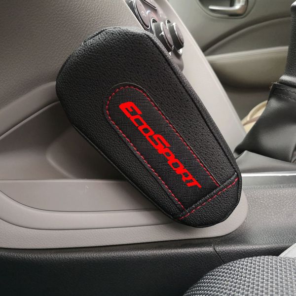 

pu leather thigh support knee pad car door armrest pad interior car accessories for ecosport