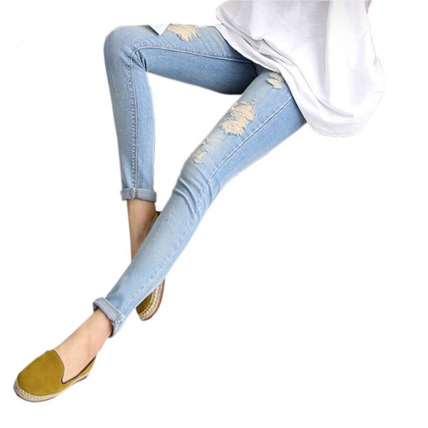 

Одежда для беременных Джинсы для беременных Отверстие для беременных Эластичная