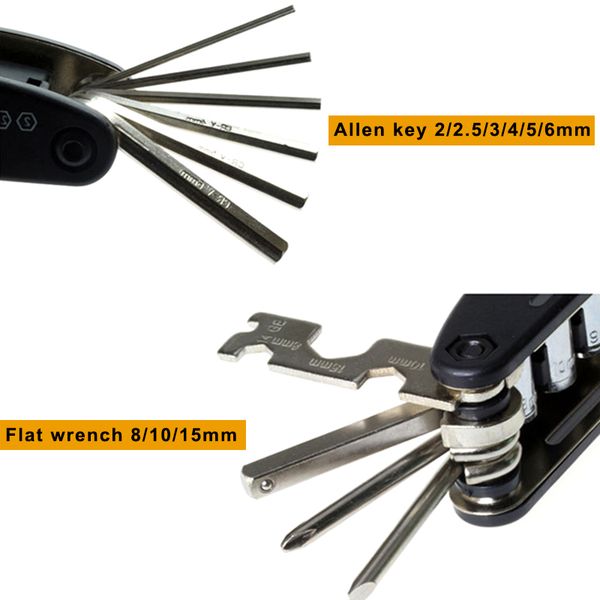 

bicycle multi mini repair tool kit bike multitools pocket tool fq-ing
