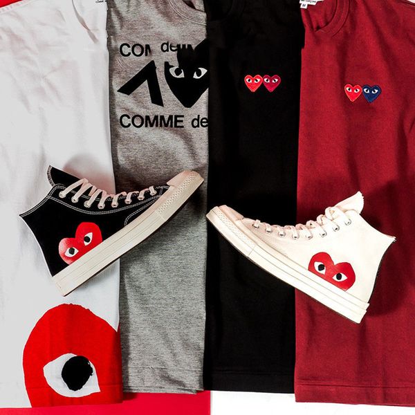 

2019 brand canvas 1970s all-star x luxury designers casual shoes hi reconstructed slam jam black reveal white mens women cdg 1121230