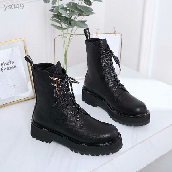 

black martin boots women's autumn and winter plus velvet british wind wild retro thick heel women's boots warm thick bottom short