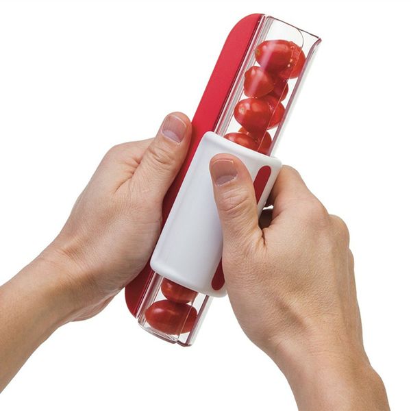 

многофункциональные инструменты zip перед обеими slicer томат виноградный срезы фруктовые инструменты фруктовый торт украшение