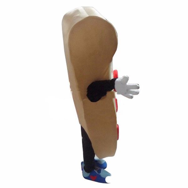 Fábrica 2020 venda direta PIZZA fantasia de mascote para adultos natal Halloween Outfit Fancy Dress Suit frete grátis