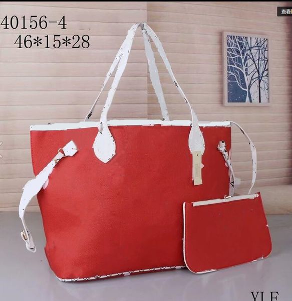 

2pcs set high qulity classic designer womens handbags flower ladies composite tote pu leather clutch shoulder bags female purse with wallet