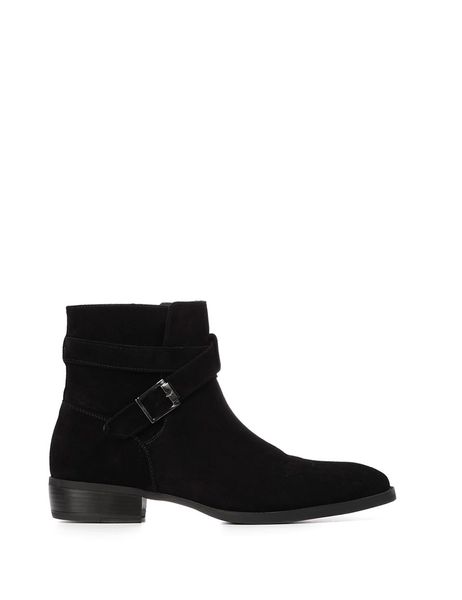 

lufin men's boot black suede