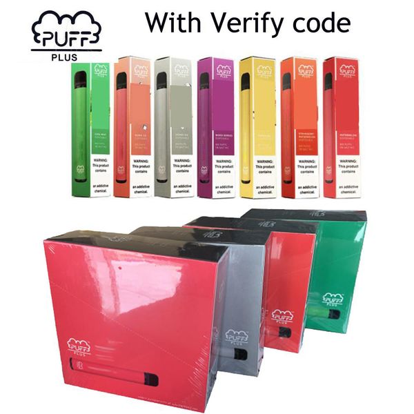 

В ассортименте Слойка плюс одноразовые e-сигареты Vape ручка стартовый комплект укажи 3.2 мл под телеги 550mah аккумулятор Puffplus слойки устройство бар стручки