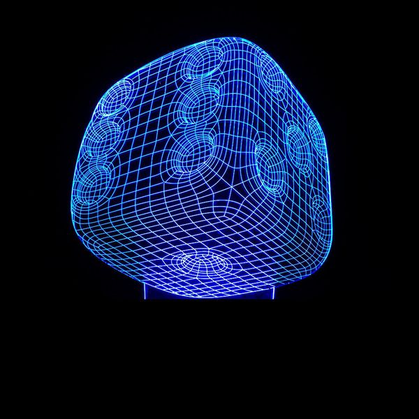 

dice colorful gradual change vision lamp touch remote control 3d small night-light led second gram force energy-saving small night-light