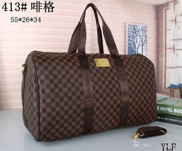 

55.26.34 large capacity women travel bags famous classical design 2019 sale men shoulder duffel bags carry on luggage keepall