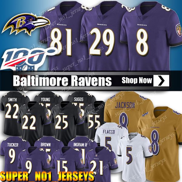 

8 lamar jack on jer ey 29 earl thoma iii jer ey baltimore jer ey raven 15 marqui e brown 81 hayden hur t jer ey ju tin tucker jer ey, Black;red