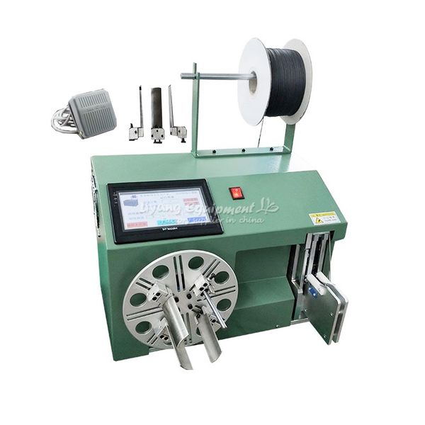

automatic touch screen cable wire coil winding machine binding tie machine wire for 5mm to 30mm diametre cable