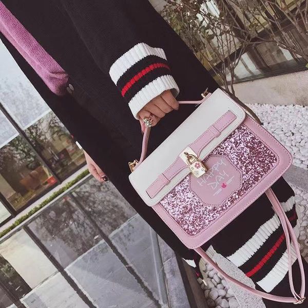 

chispaulo fashion women leather bag sweet style ladies hand bag korean style crossbody bags for women office