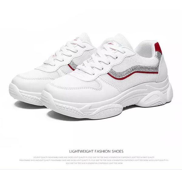 

2019 fashion casual shoes for womens white red black shiny beautiful shoes comfortable outdoor sneakers sports shoes size 36-40