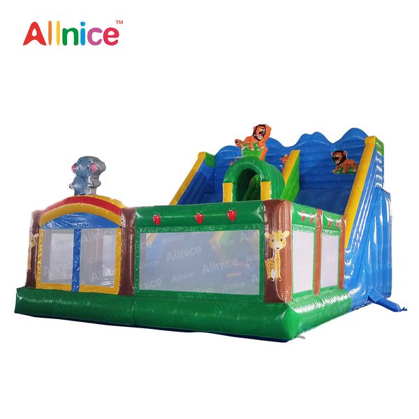 

allnice toys outdoor sports inflatable slide inflatable castle children's paradise outdoor play happy slide castle park happy park toys