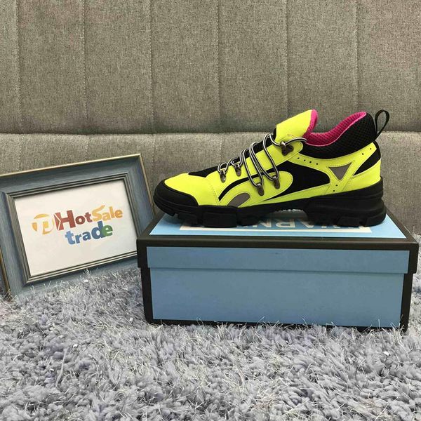 

флуоресцентный желтый flashtrek тапки альпинизм повседневная обувь мужчины женская мода классические ботинки 2019 зимние, Black