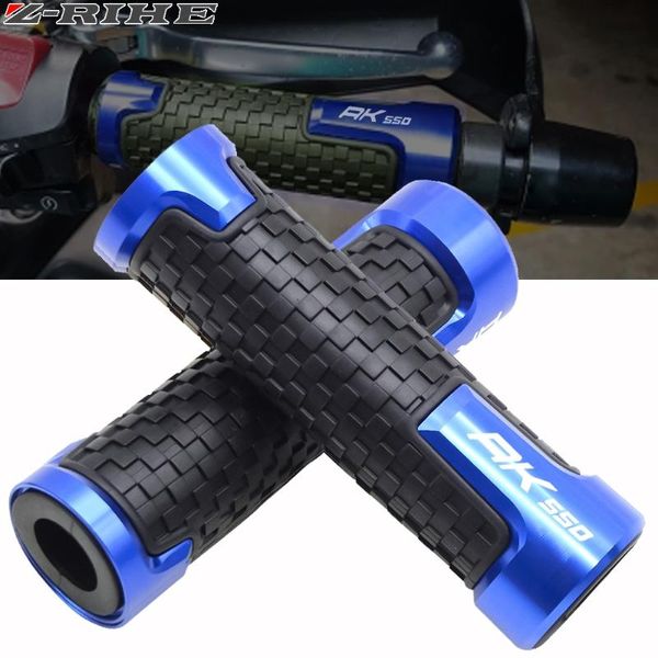 

motorcycle 22mm 7/8" cnc aluminum handlebar hand grips rubber gel grip accessories for kymco ak550 ak 550 abs 2017 2018 2019