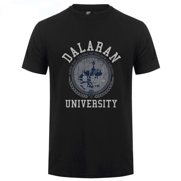 

Game T Shirt Brand Summer T-Shirt World Mens Dalaran University Premium TShirt Fashion Clothes Hot Size S-3XL