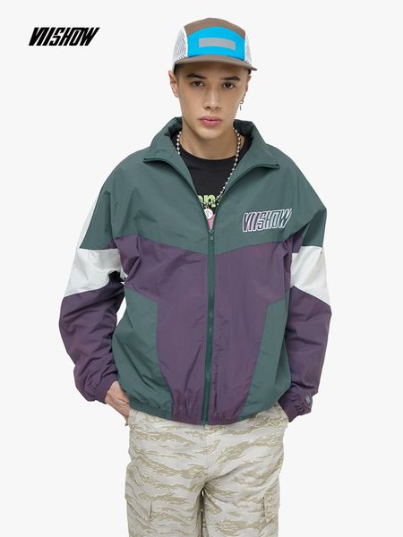 

viishow streetwear retro style men jackets brand jackets men clothing chaqueta hombre 2019 new mens and coats jc1075191, Black;brown
