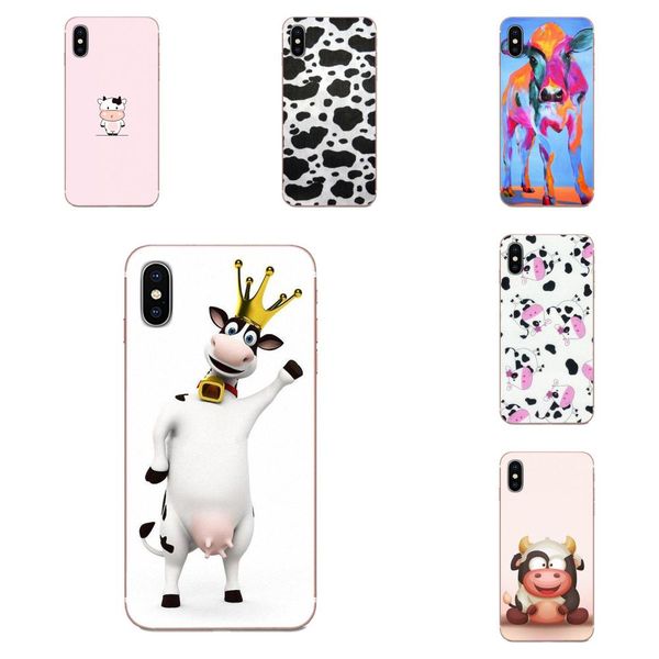 

животное симпатичная корова tpu pattern телефон для huawei honor mate 7 7a 8 9 10 20 v8 v9 v10 v30 p40 g lite play mini pro p smart