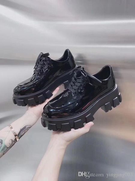 

designer women sneaker casual shoes fashion smart platform trainers luminous fluorescent shoe snake back leather chaussures pour dlm19100514, Black