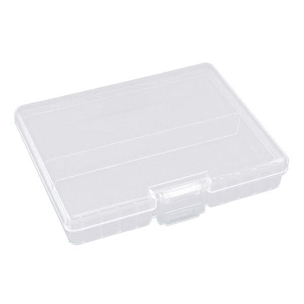 

48pcs plastic aaa cell battery storage case holder organizer box clear