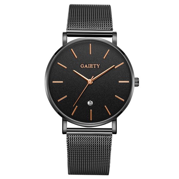 

2019 luxury fashion casual watches men simple calendar business net with strap watch quartz erkek kol saati relogio masculino, Slivery;brown