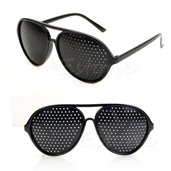 

cool care vision improver anti-fatigue stenopeic pinhole glasses, Silver