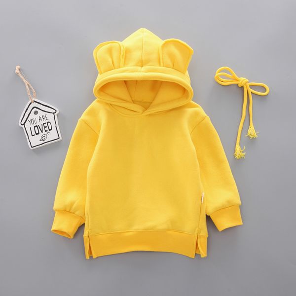 

new spring autumn baby boy girl clothes cotton hooded sweatshirt children's kids casual sportswear infant leisure sport clothing, Black