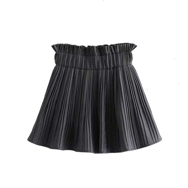 

ladies shorts ladies shorts women vintage plaid pleated skirts houndstooth elastic paperbag waist ladies casual pantalones cortos ba173, White;black