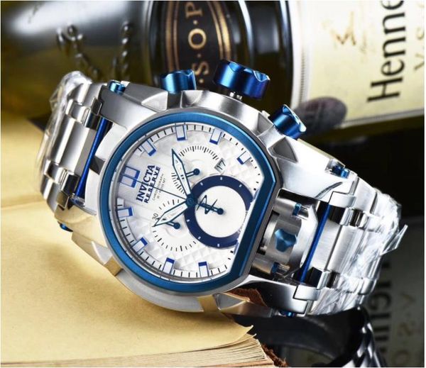 

Роскошная высококачественная сталь ремень двойной бизнес циферблат водонепрони