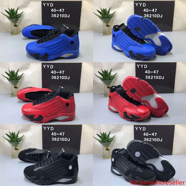 

2019 new gym red racer blue jumpman 14 14s mens basketball shoes bred jam unc athletics sports sneakers
