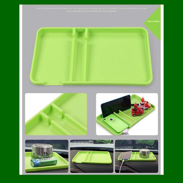 

nice look silicone skin car mat non-slip mat pad holder anti-slip car anti slip styling accessories suit all