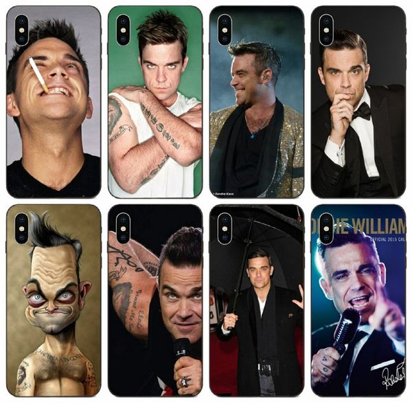

tongtrade] comics manga caricature robbie williams case for iphone 11 pro max x xs xr 8 7 6 5 plus samsung j8 honor v10 htc desire 530 case