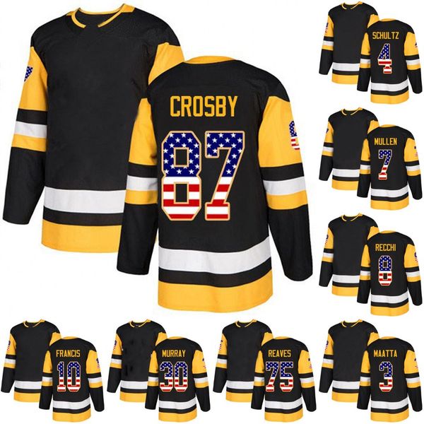 

Sidney Crosby Leafs USA Flag Jersey 19 Derick Brassard 30 Matt Murray 35 Tristan Jarry 10 Garrett Wilson 59 Jake Guentzel Hockey Jerseys