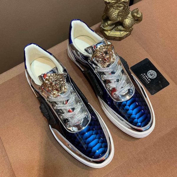 

2019 men's new high-lace casual shoes, high-quality designer men's outdoor travel skateboard shoes fast delivery with the original