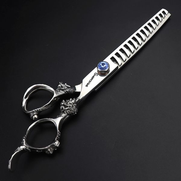 

7 inch japan 440c hairdresser scissors professional cutting scissors thinning stainless steel hair art tool hairdresser scissors