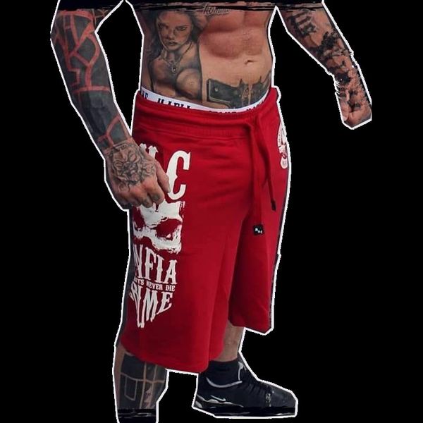 

sports shorts men muscle fitness brother shorts cotton pants fitness pants, Black;blue