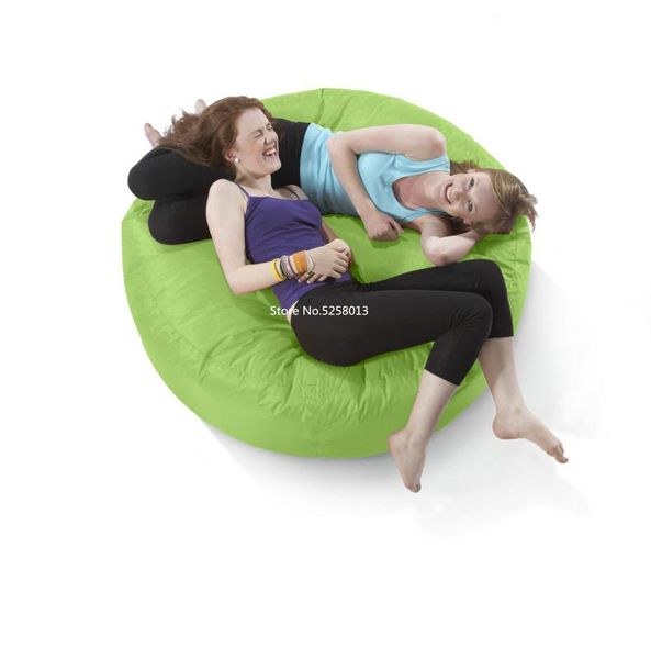 

зеленый остров бинбэг - cuddle погремушка подушки, круглые взрослые боб сиденья