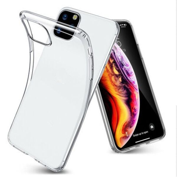 Guranteed ajuste perfeito para 2019 Novo iPhone 11 Pro MAX X Gel Caso XS cristal ultra fino transparente macio TPU Limpar Capa Samsung Nota 10