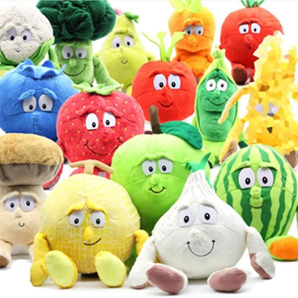 soft toy fruits and vegetables
