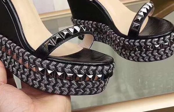 studded platform shoes