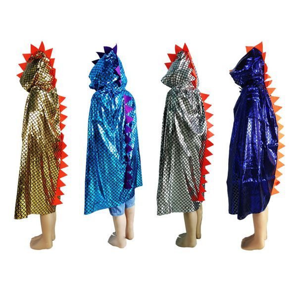

halloween cloak children's masquerade show dress up costume party dinosaur cape cloak
