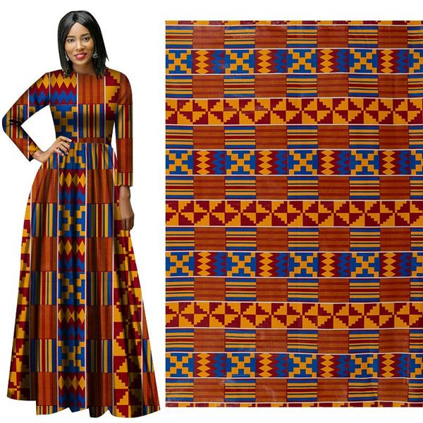 Neu kommen Garantiert BintaReal wachs afrikanischen neuen designer afrikanischen ankara druck stoff 6 yards/lot freies schiff