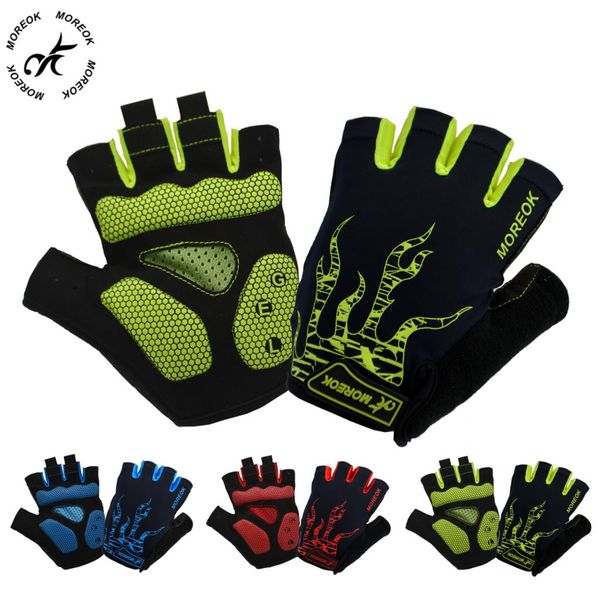 

brand cycling bicycle half finger gloves men mtb bike motocross gloves luvas guantes bicicleta invierno ciclismo motorcycle, Black